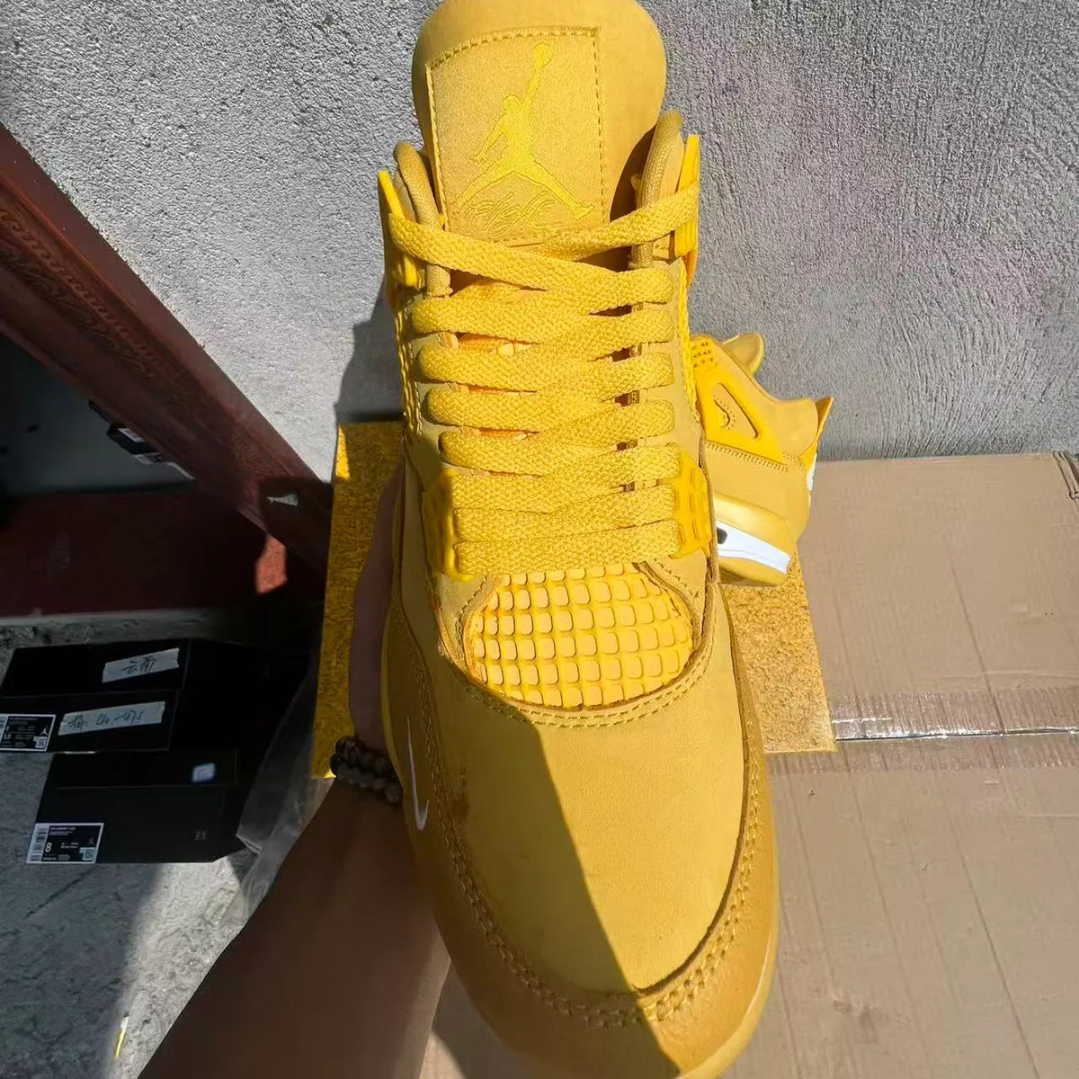 Nigel Sylvester x AJ 4 ‘Yellow Bricks’ Shoes Sneakers - nk0005424 image 9