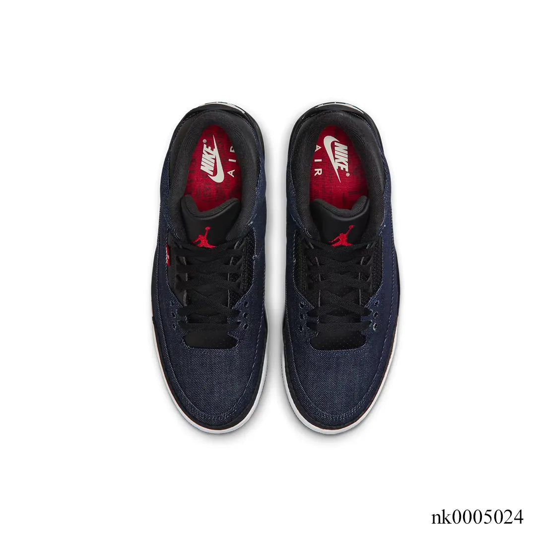 Levi's x AJ 3 Indigo Shoes Sneakers – nk0005024 image 3