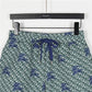 BUR Knight Monogram Shorts in Forest Green - 373 - bbr0000373 image 2