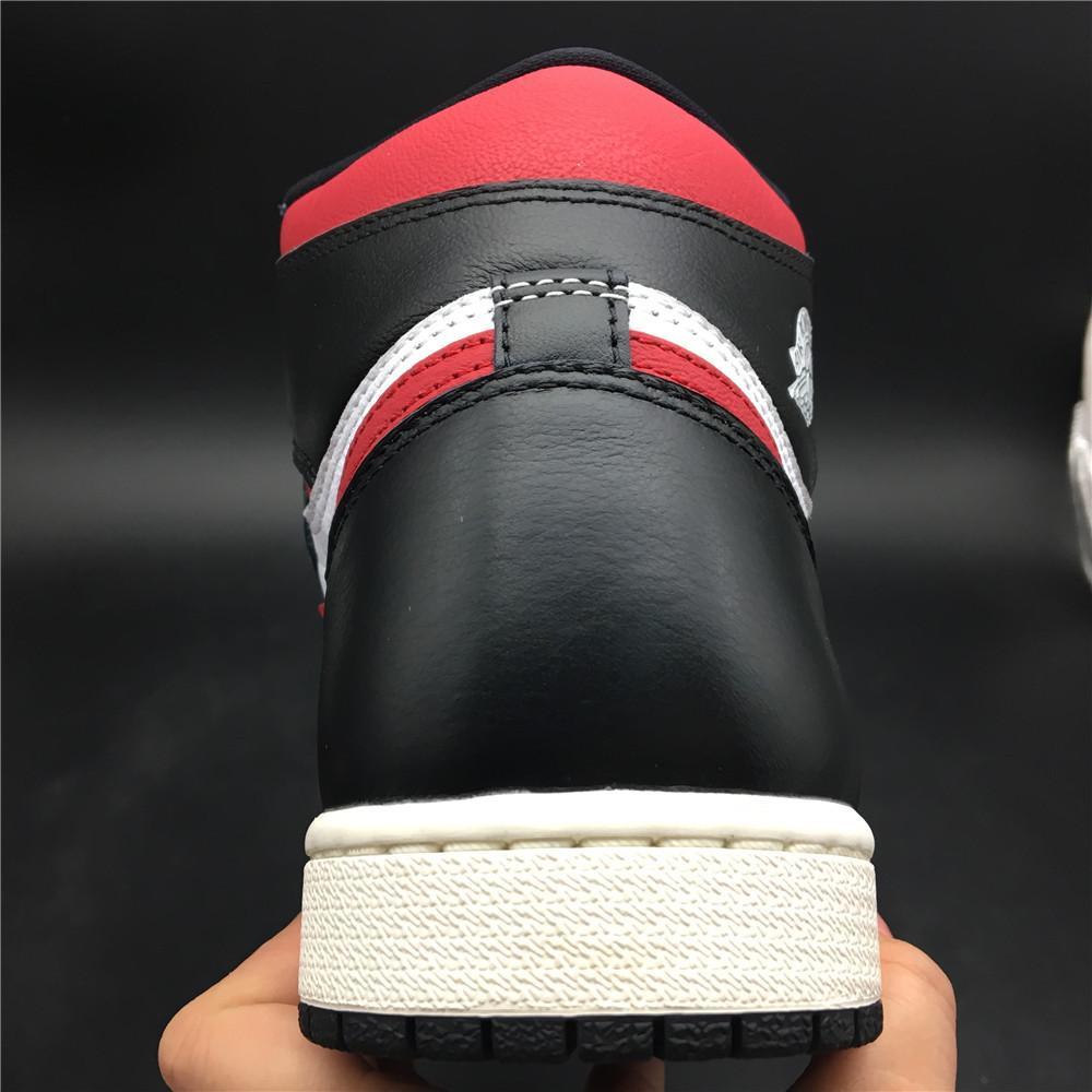 AJ 1 Retro High Black Gym Red Shoes Sneakers - nk0000147 image 4