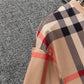 BUR Check Cotton Jacquard T-shirt in Beige - 382 - bbr0000382 image 6