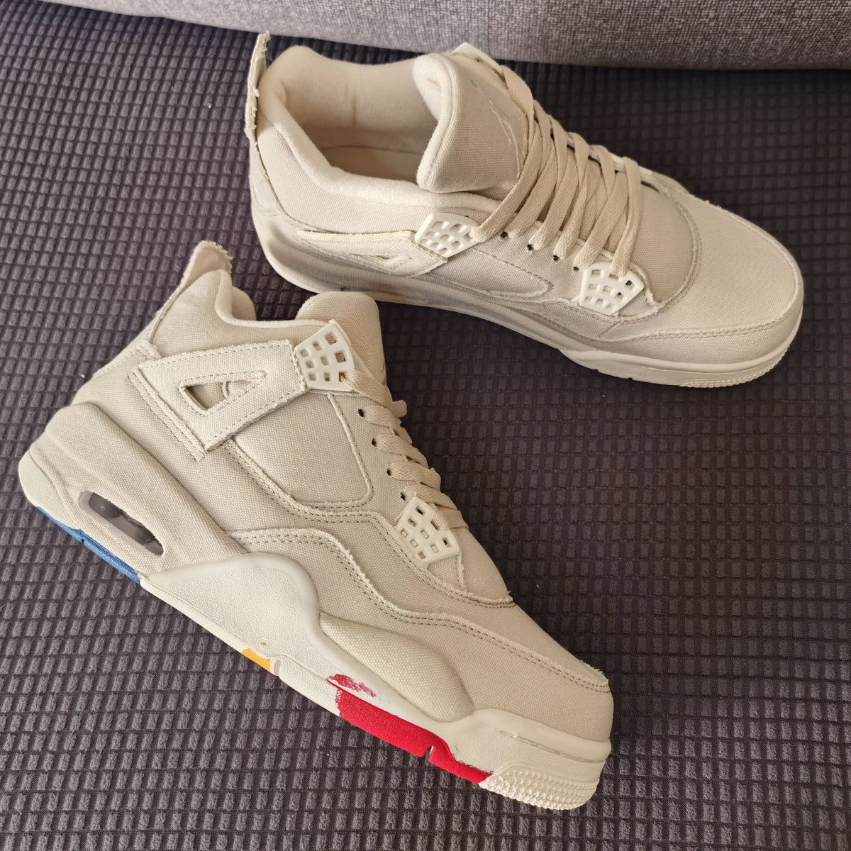 AJ 4 Retro Blank Canvas Shoes Sneakers - nk0001861 image 8
