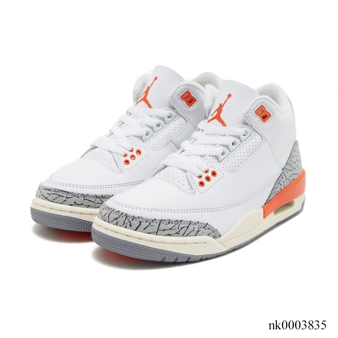 AJ 3 Georgia Peach Shoes Sneakers - nk0003835 image 2