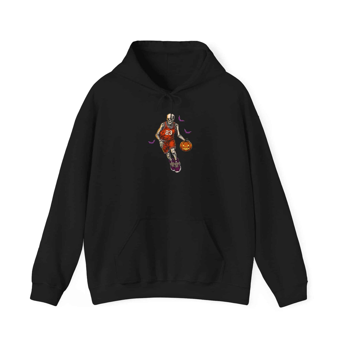 Halloween Basketball Hooded Sweatshirt - 4XL, Black image