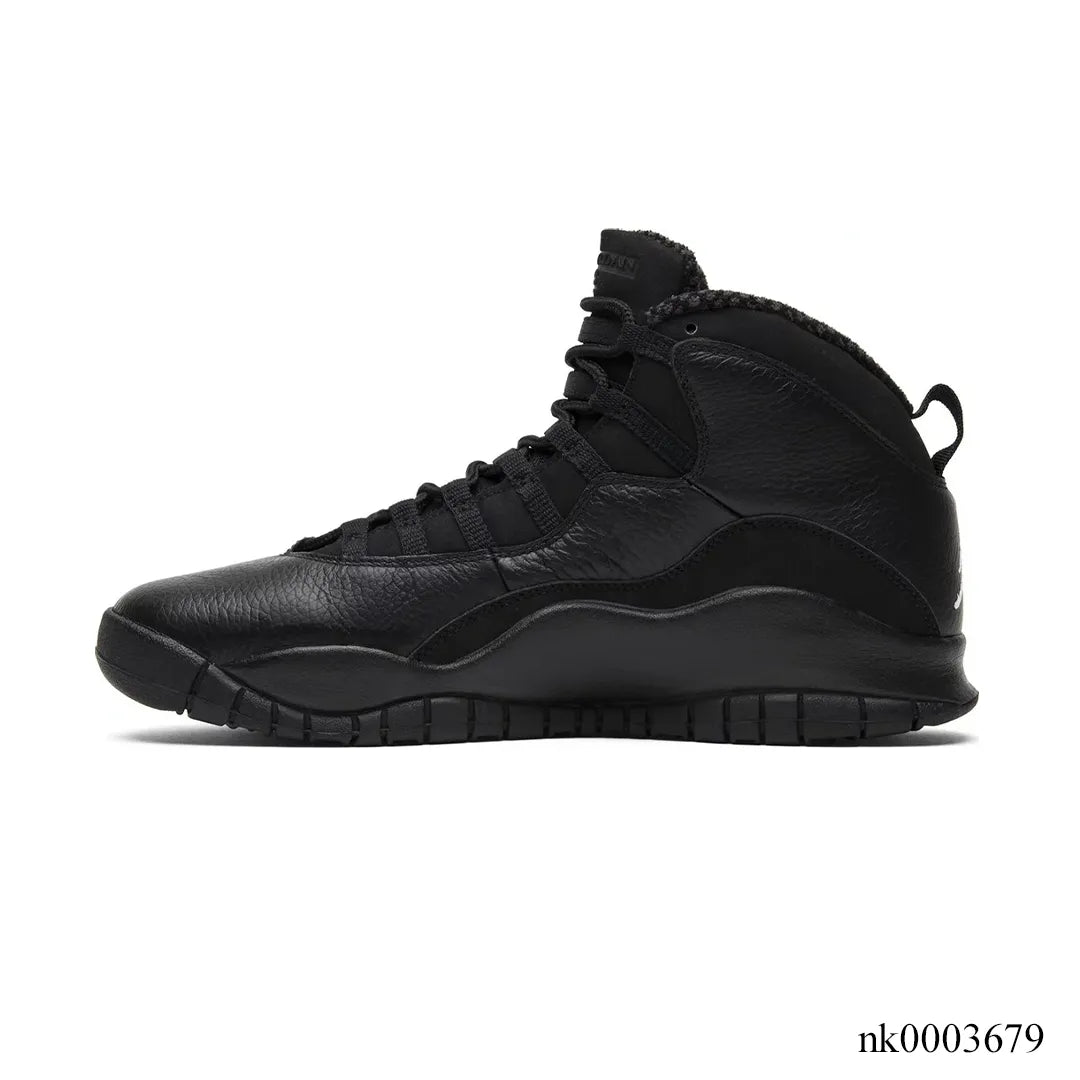 AJ 10 Retro Blackout Shoes Sneakers - nk0003679 image 1