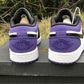 AJ 1 Low Court Purple (GS) Shoes Sneakers - nk0000731 image 8