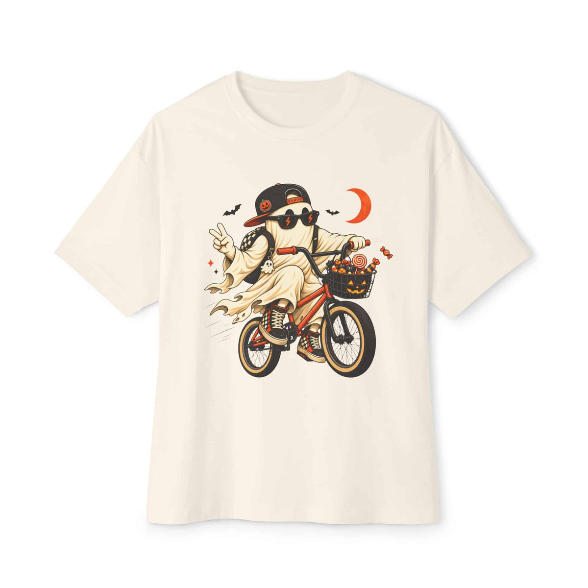 Ghost Rider BMX Unisex Oversized Boxy Tee image 11