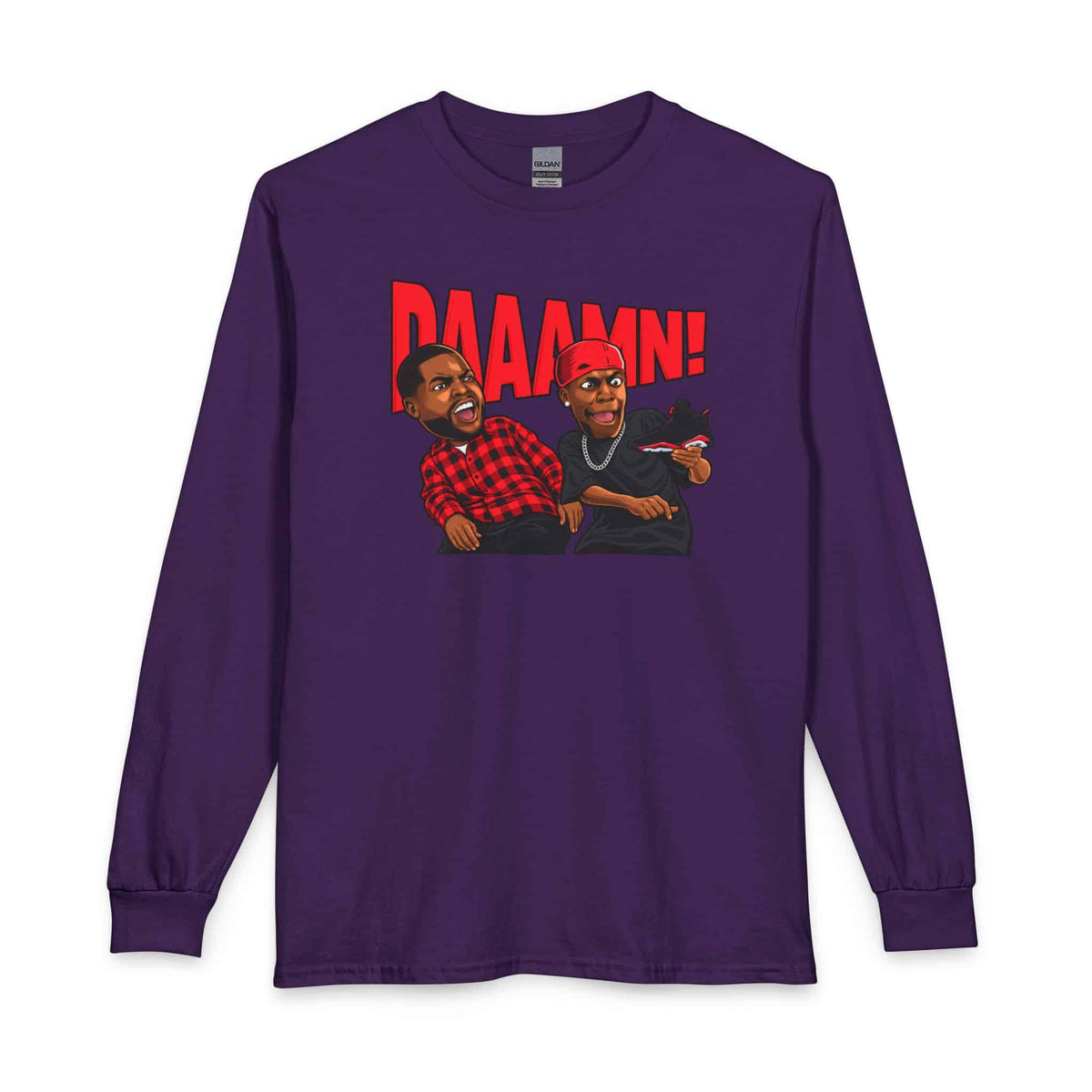 Graphic Print Long Sleeve T-Shirt - POD0035 image