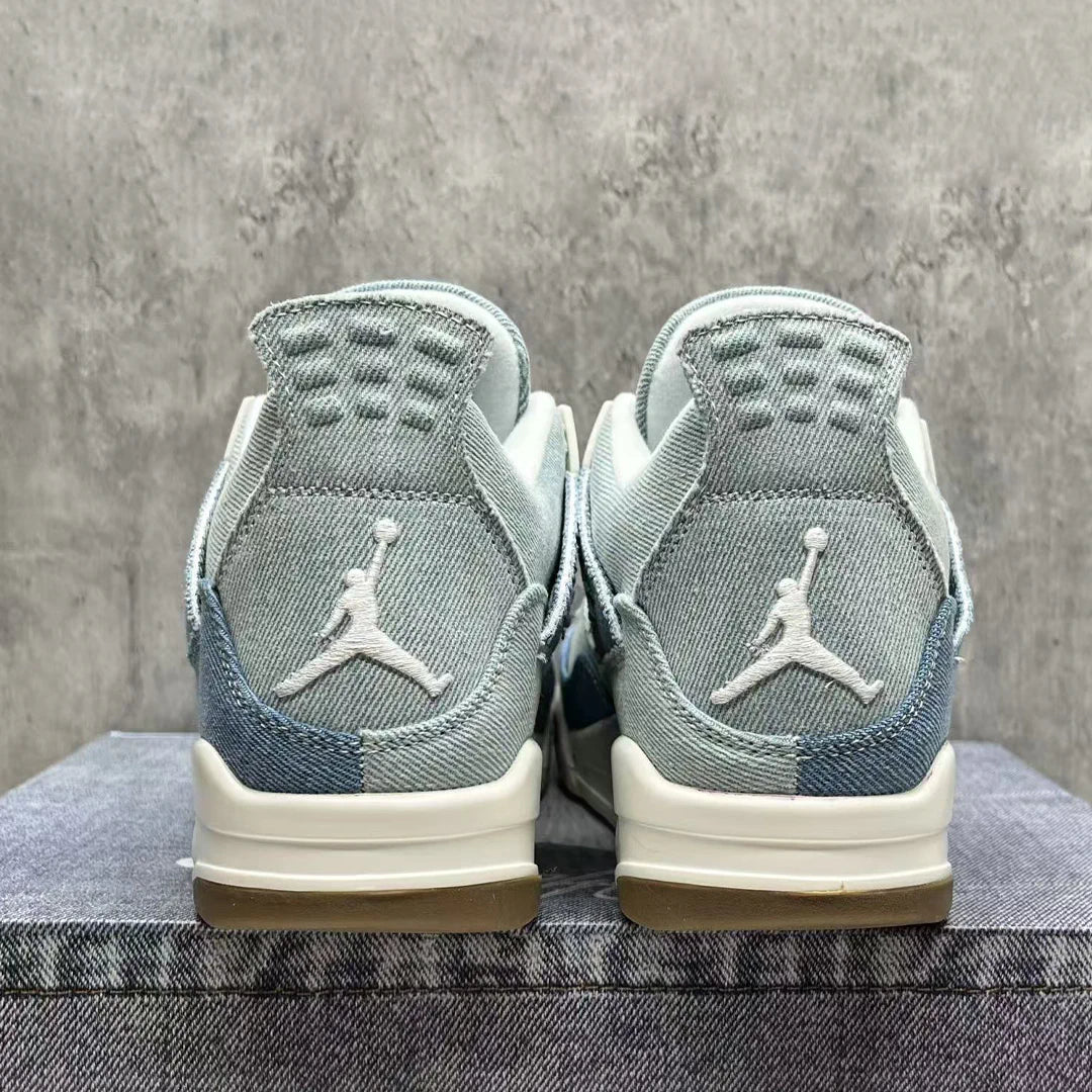 AJ 4 Denim Worn Blue Shoes Sneakers – nk0004418 image 10