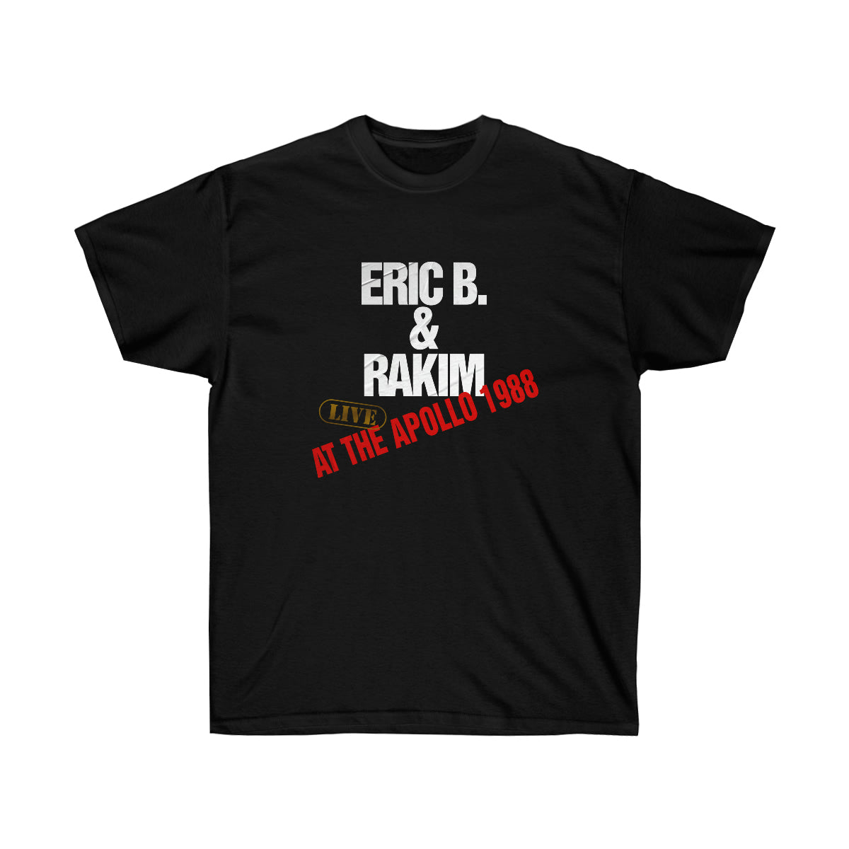 Rap Live At The Apollo 1988 Men T-Shirt - Black, XL image