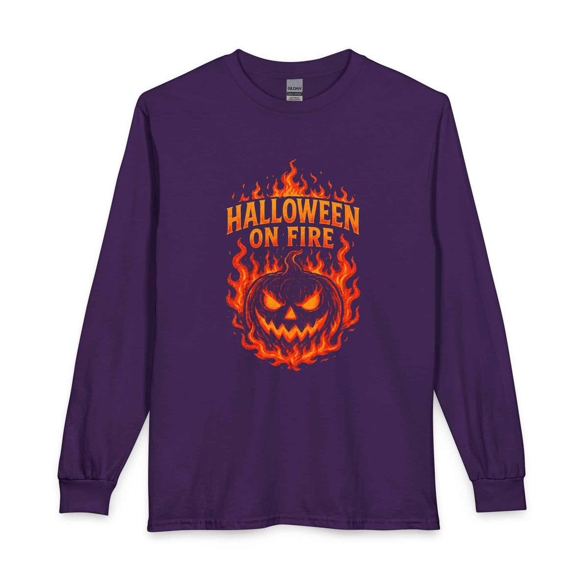 Halloween on Fire Long Sleeve T-Shirt image