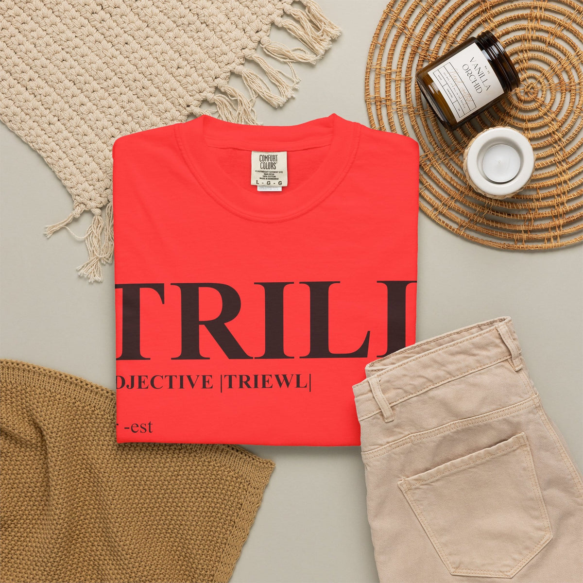 Trill Definition Unisex Garment-Dyed T-shirt image 55