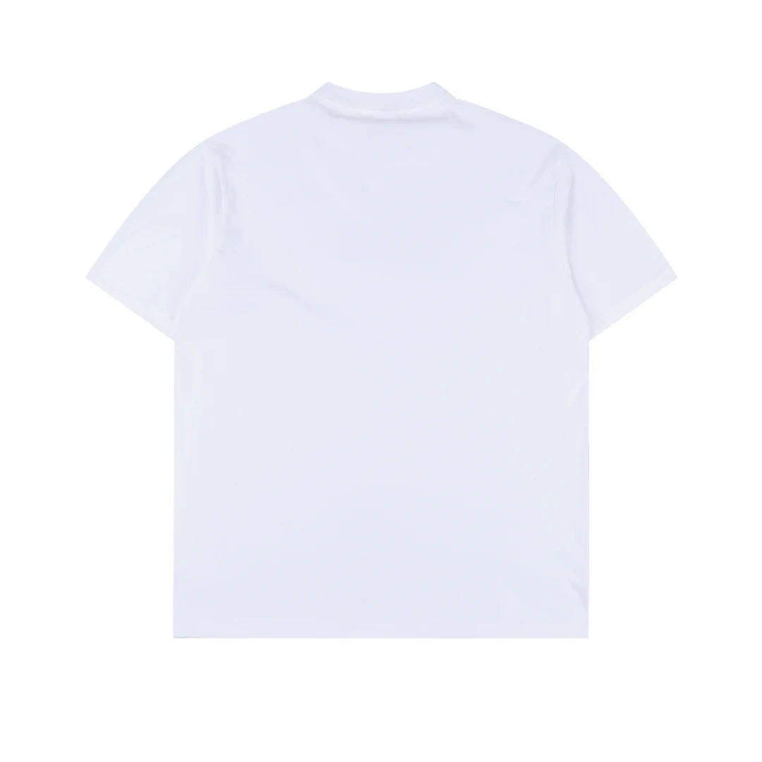 SUP Box Logo Zebra Blue Print T-Shirt in White - 515 - spm0000515 image 1