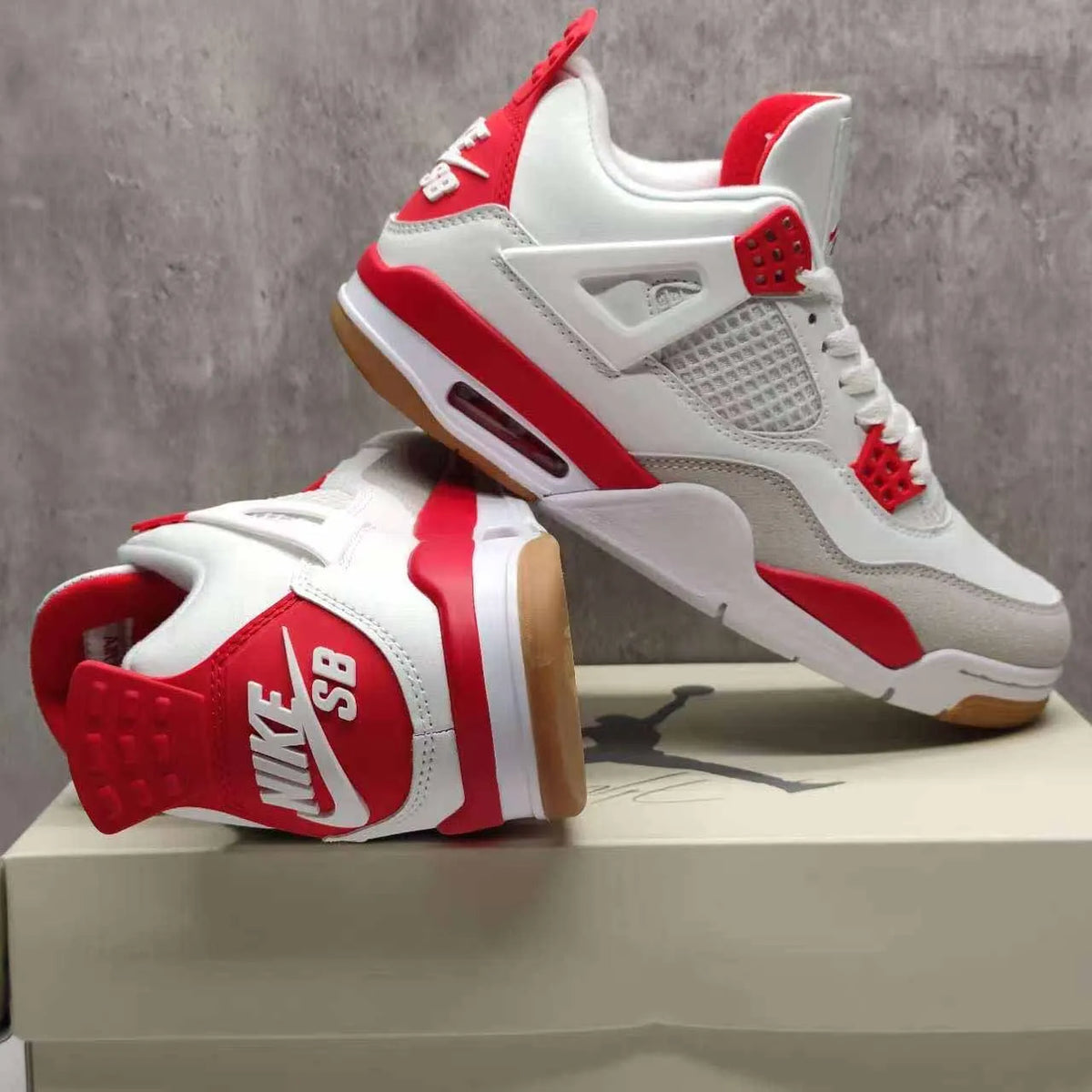 AJ 4 SB Varsity Red Shoes Sneakers - nk0004054 image 10