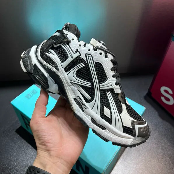 BLCG Runner White Black Shoes Sneakers - bl0000036 image 8