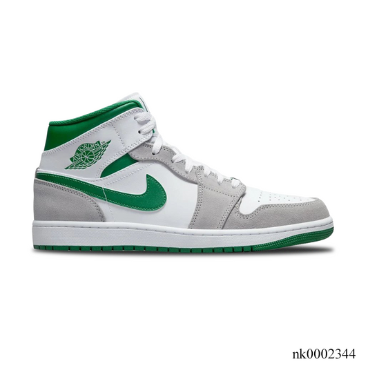 AJ 1 Mid SE Grey Green Shoes Sneakers - nk0002344 image 0