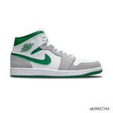 AJ 1 Mid SE Grey Green Shoes Sneakers - nk0002344 image 0