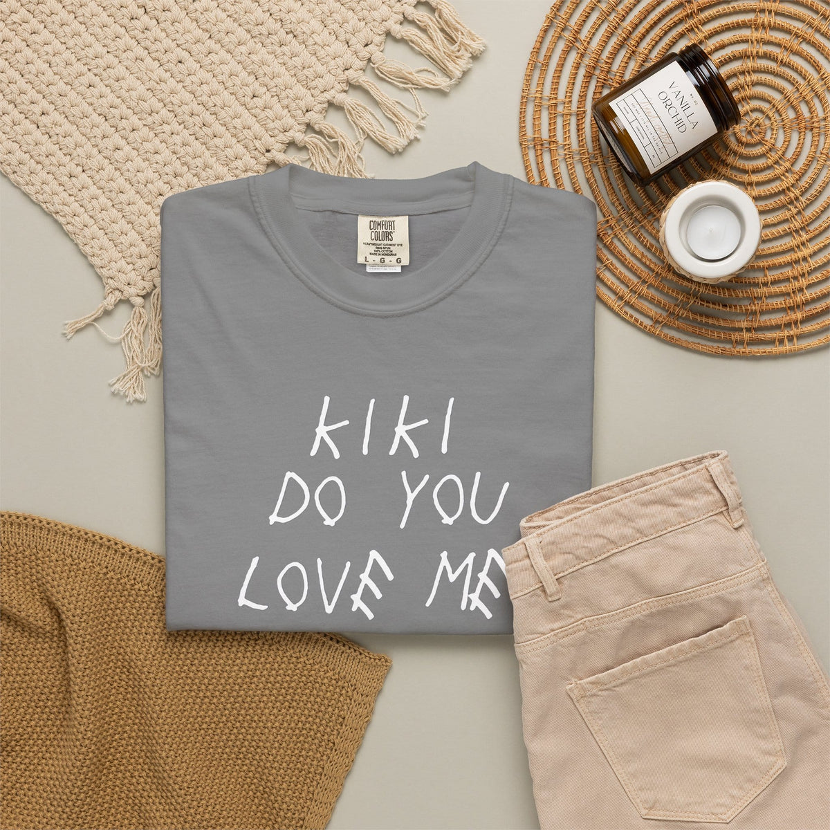 Kiki Loves Me Unisex Garment-Dyed T-shirt image 7