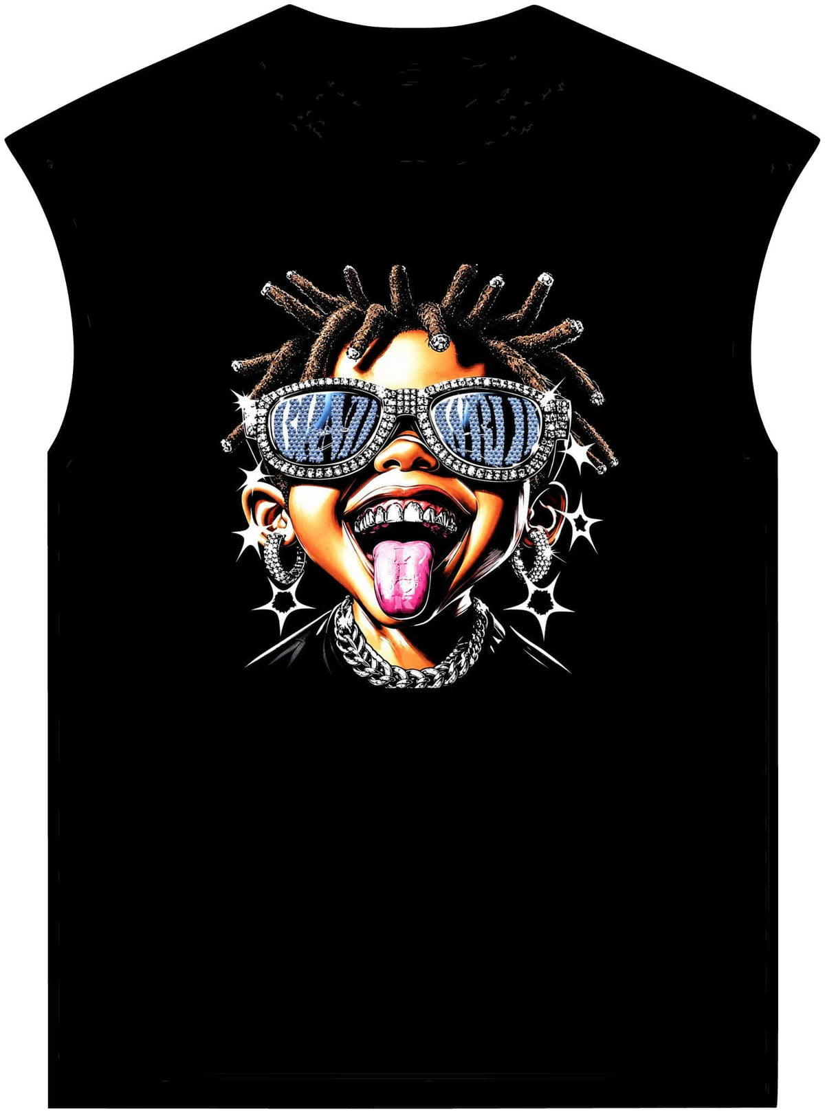 Diamond Drip Unisex Garment-Dyed Muscle Tee image