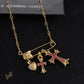 CH Cross & Heart Pin Pendant Necklace - CH0048 image 1