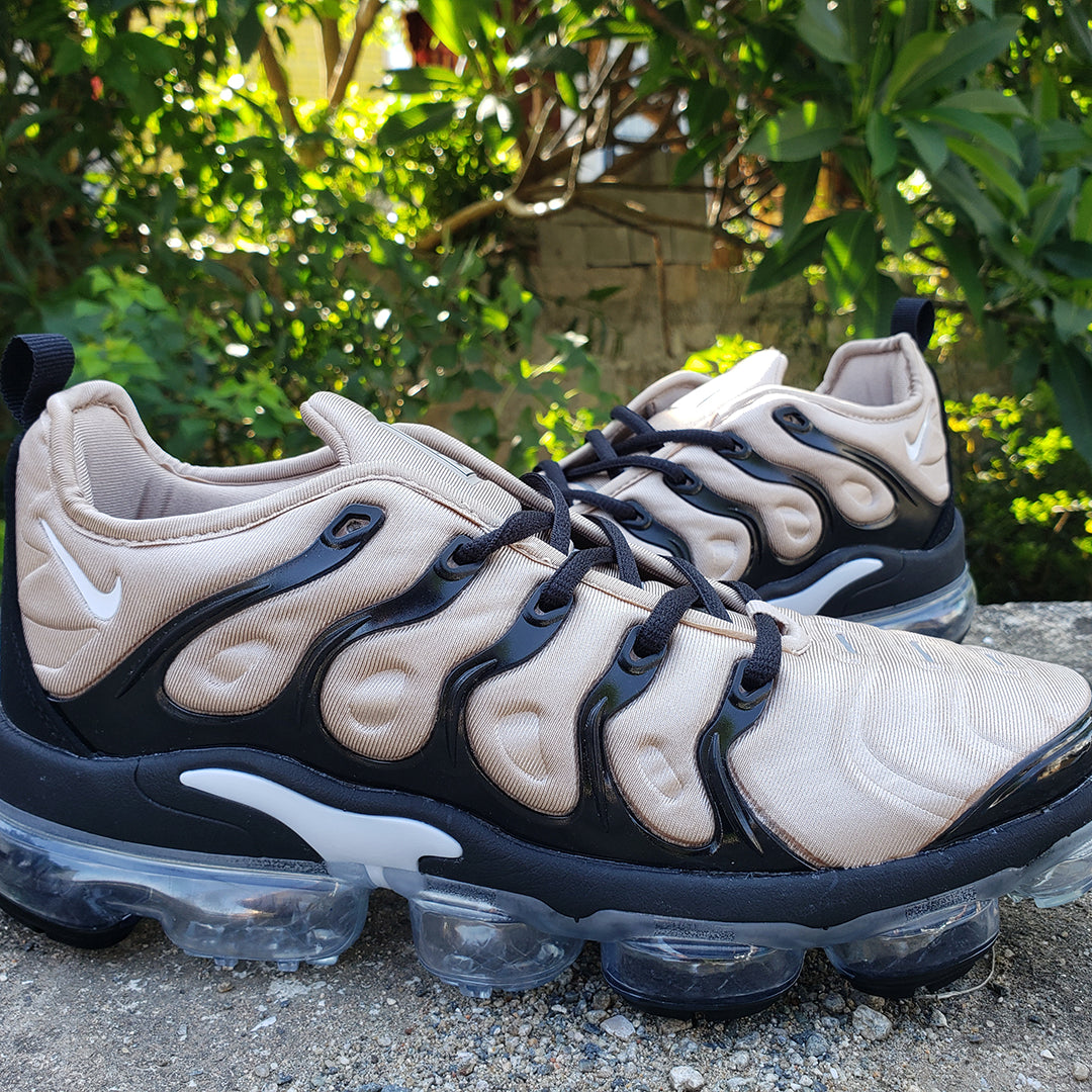 Air VaporMax Plus Black Beige Shoes Sneakers - nk0002291 image 5