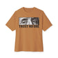 Graphic Print Unisex Oversized Boxy Tee - POD0039 - Toast, 3XL image