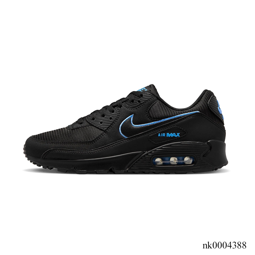 AM 90 Black University Blue Shoes Sneakers – nk0004388 image 1