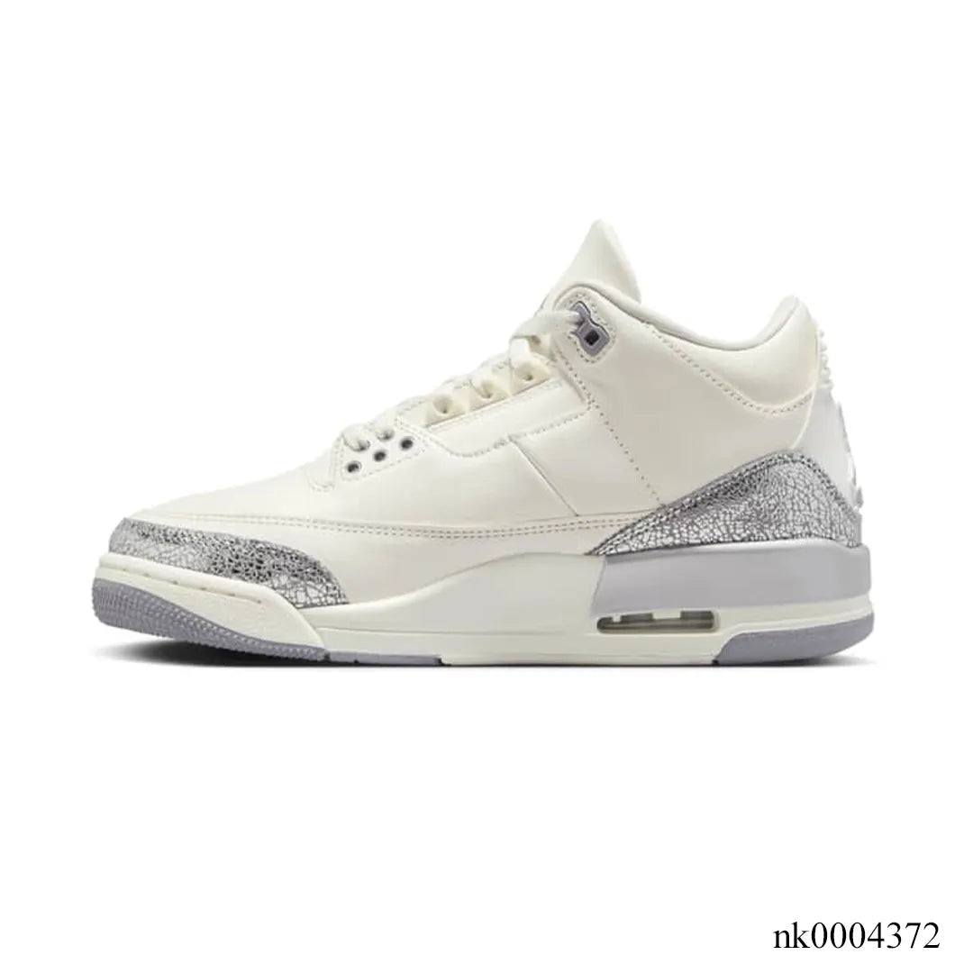 AJ 3 Sail/Metallic Silver Shoes Sneakers – nk0004372 image 1