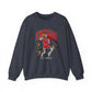 Graphic Print Crewneck Sweatshirt - POD0038 image