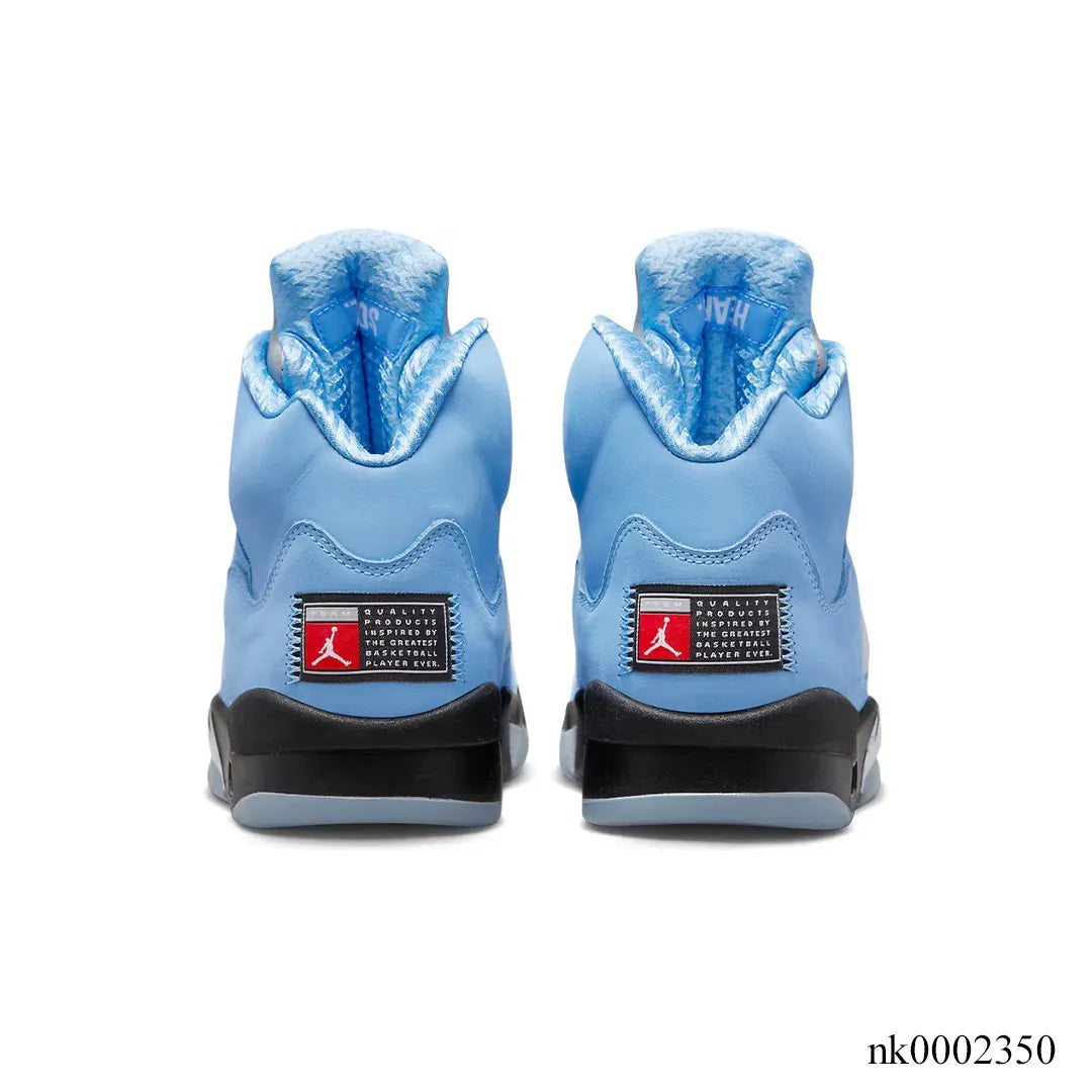 AJ 5 UNC University Blue Shoes Sneakers - nk0002350 image 4