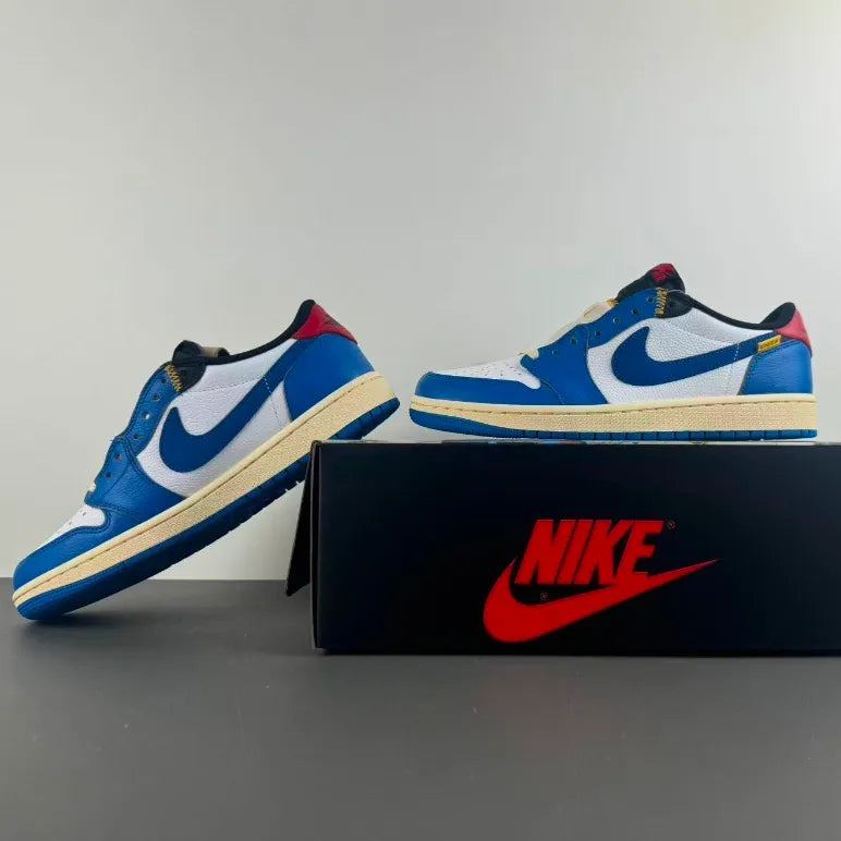 Union LA x AJ 1 Low OG Storm Blue Shoes Sneakers – nk0004609 image 8