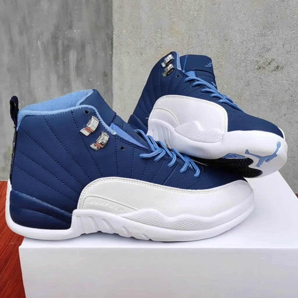 AJ 12 Retro Stone Blue Shoes Sneakers - nk0000810 image 2