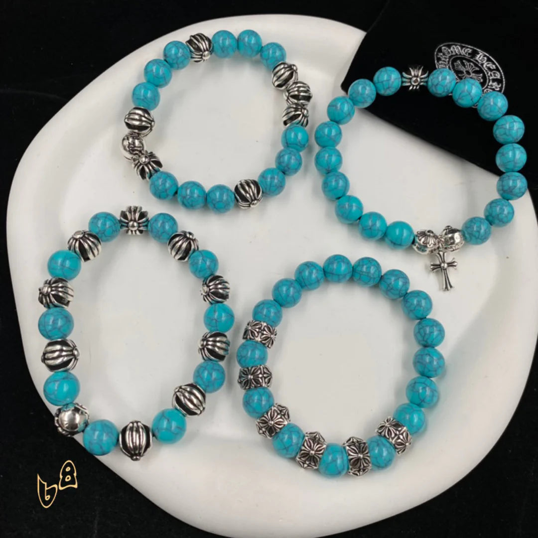CH Blue Tiger Eye Stone Bracelet - CH0056 image 1