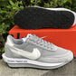 Fragment x Sacai x LDWaffle Light Smoke Grey Shoes Sneakers - nk0001594 image 4