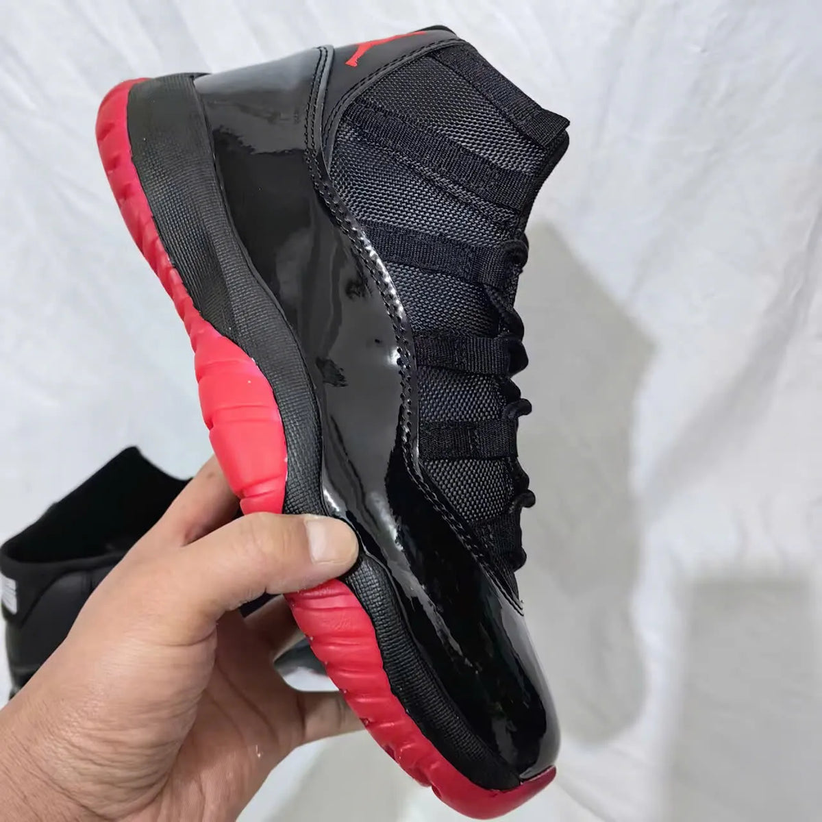 AJ 11 "72-10" Bred Custom Shoes Sneakers - nk0004103 image 4