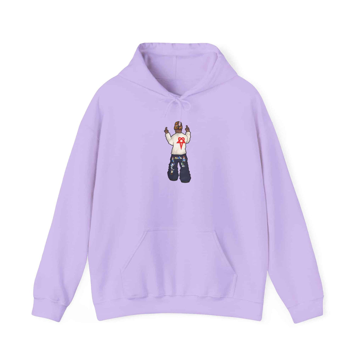 Rebel Attitude Hooded Sweatshirt - M, Orchid image