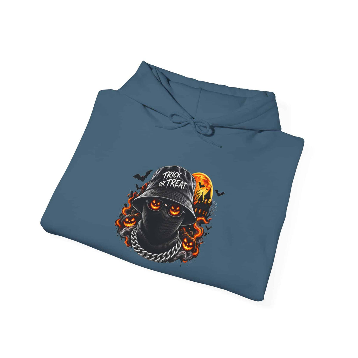 Spooky Streetwear Masked Hooded Sweatshirt image 47