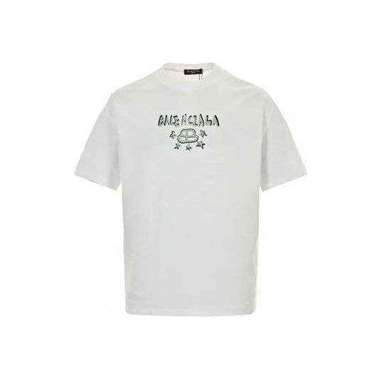 BLCG Butterfly Graffiti Logo T-shirt in White - 584 - blcg0000584 image 0