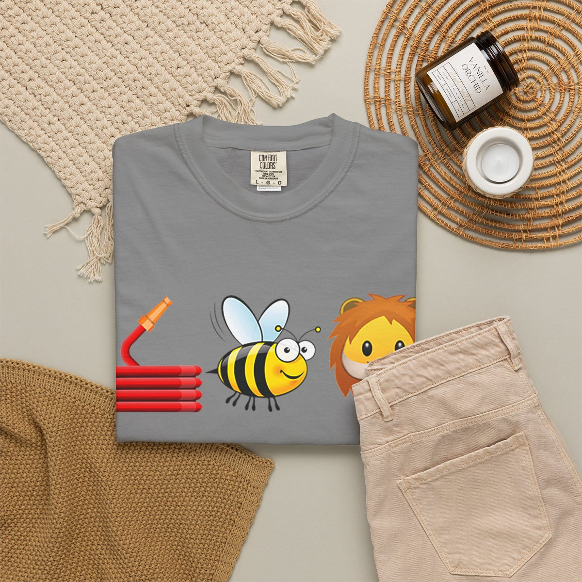 Bee Unisex Garment-Dyed T-shirt image 47