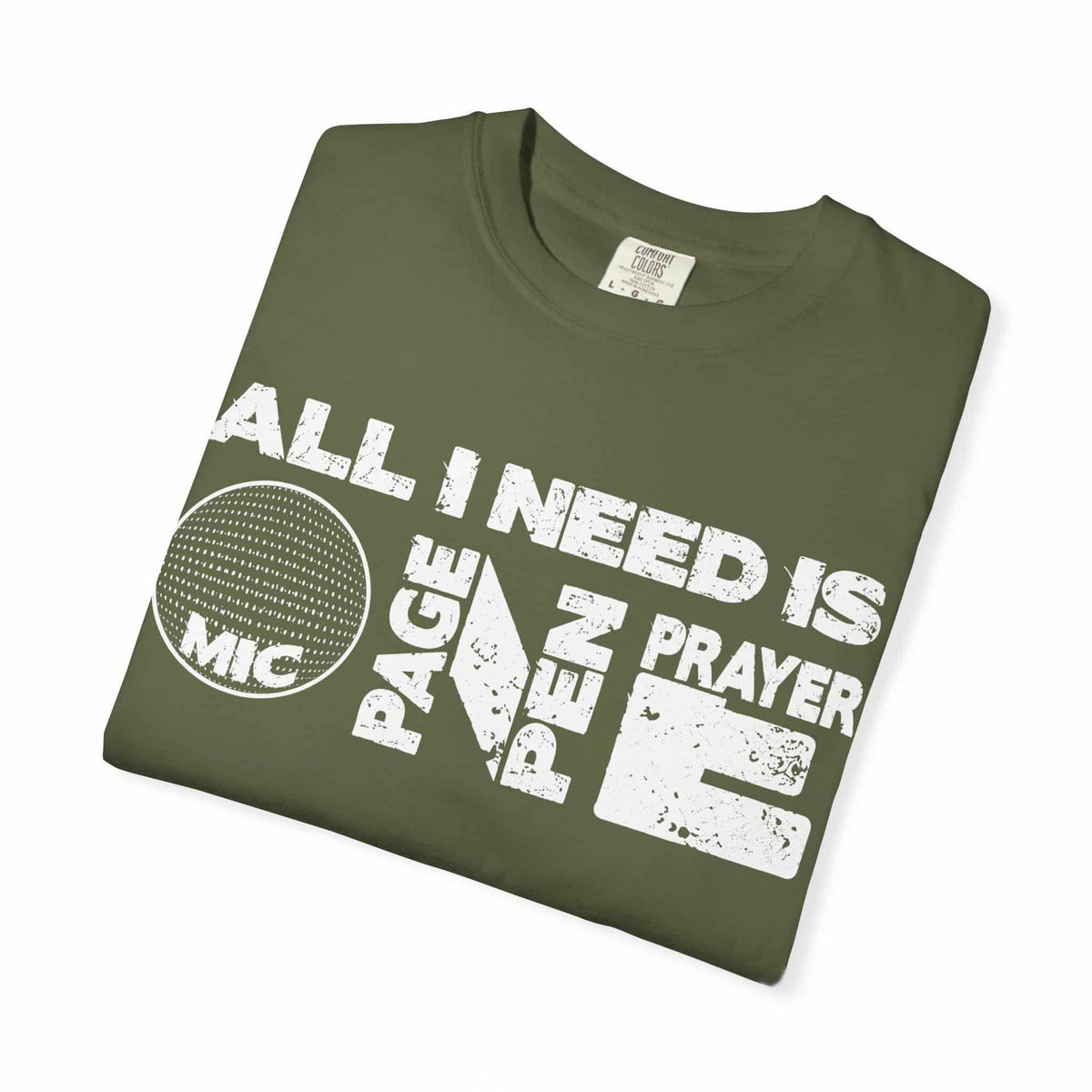 ALL_I_NEED_IS Unisex Garment-Dyed T-shirt image 18