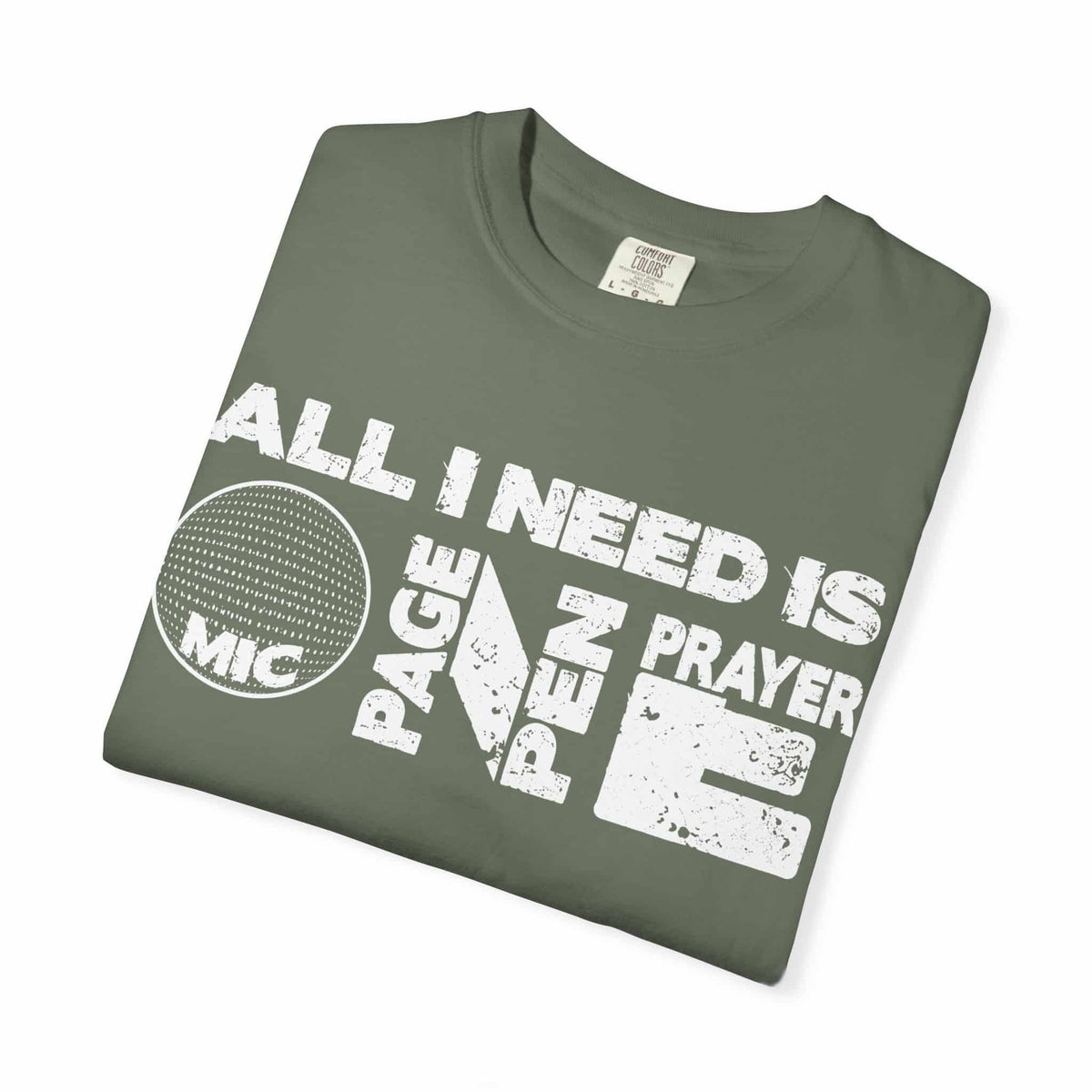 ALL_I_NEED_IS Unisex Garment-Dyed T-shirt image 22