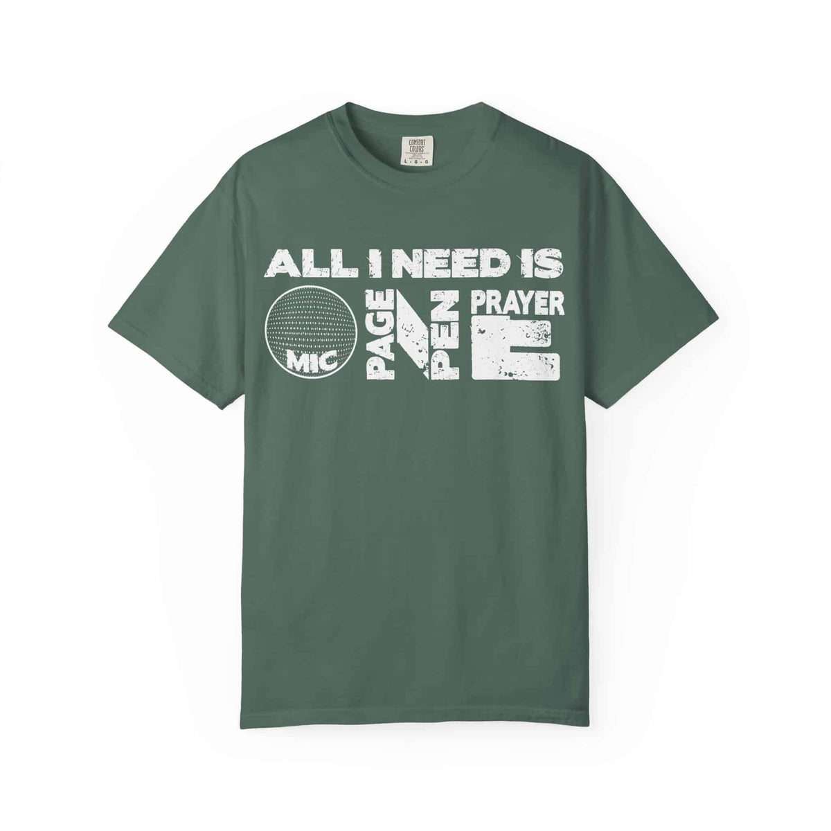 ALL_I_NEED_IS Unisex Garment-Dyed T-shirt image