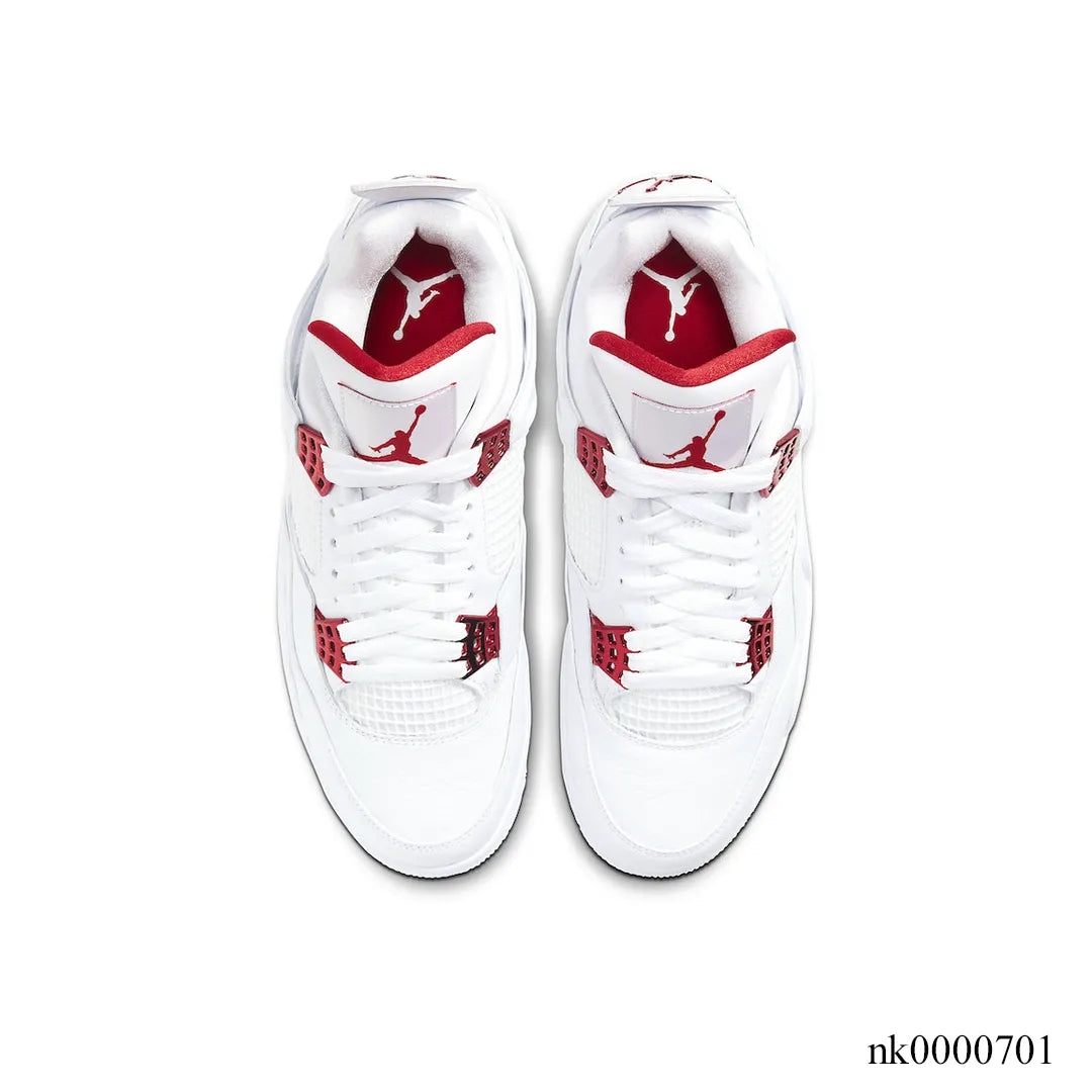 AJ 4 Retro Metallic Red Shoes Sneakers (Big Size Available) - nk0000701 image 4