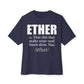 Ether Unisex Oversized Boxy Tee - Navy, L image