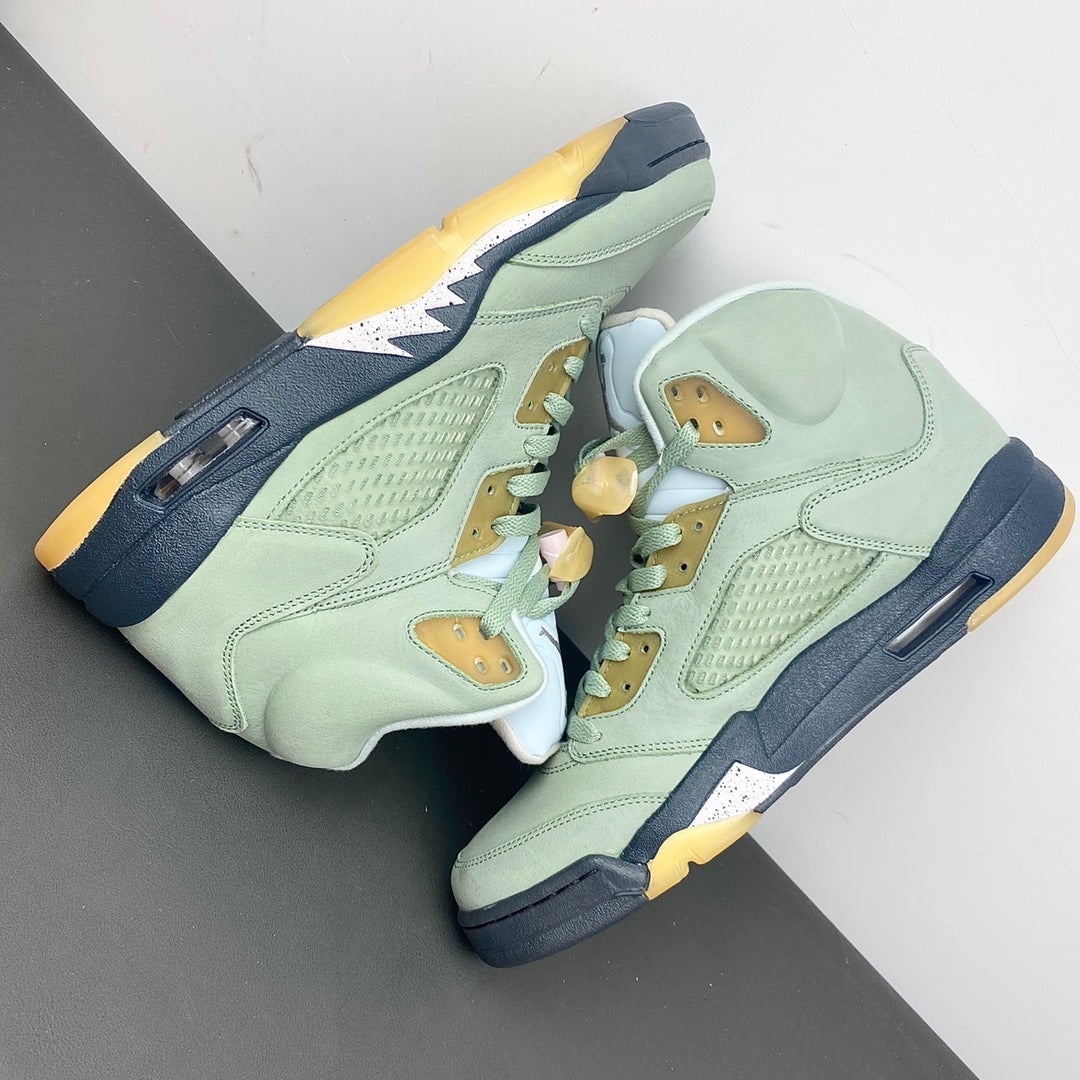 AJ 5 Retro Jade Horizon Shoes Sneakers - nk0001805 image 5