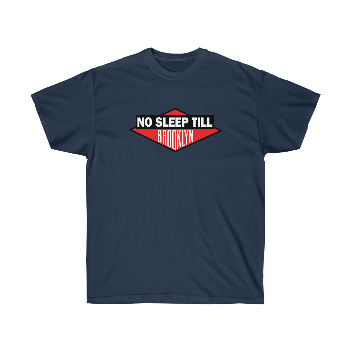 No Sleep Till Brooklyn Men T-Shirt - Navy, L image