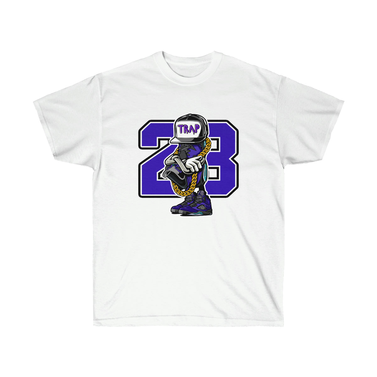 Trap Life JD 23 Men T-Shirt - White, S image
