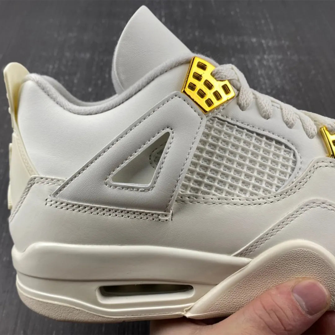 AJ 4 Sail Metallic Gold Shoes Sneakers - nk0003549 image 6