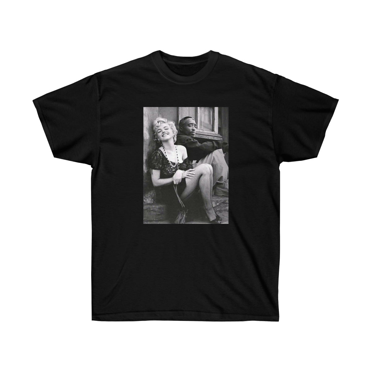 Marilyn Monroe &amp; 2Pac Men T-Shirt image 0