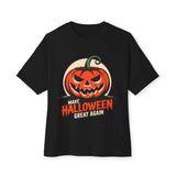 Make Halloween Great Again Unisex Oversized Boxy Tee image 0